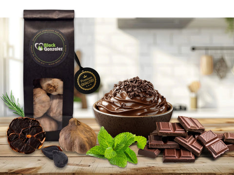 Schwarzer Knoblauch in Mousse au Chocolat Rezept