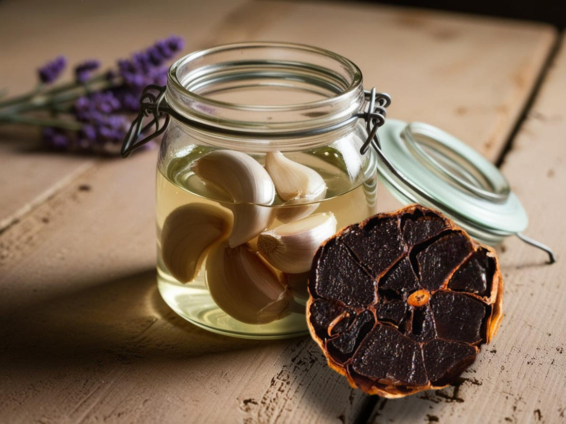 Was ist der Unterschied zwischen schwarzem Knoblauch und fermentiertem Knoblauch?