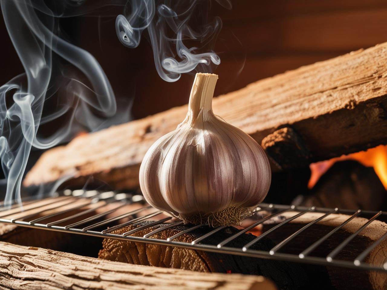 Geräucherter Knoblauch