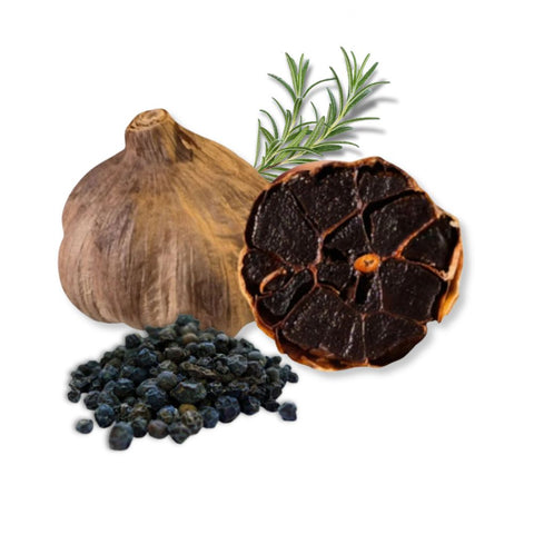 Schwarzer Knoblauch Pfeffer