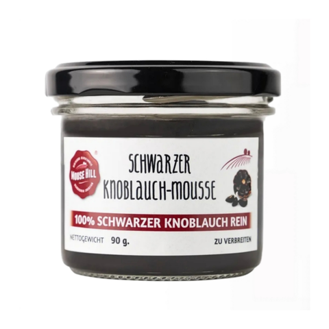 Schwarzer Knoblauch Mousse 90 g – cremige Delikatesse aus fermentiertem Knoblauch