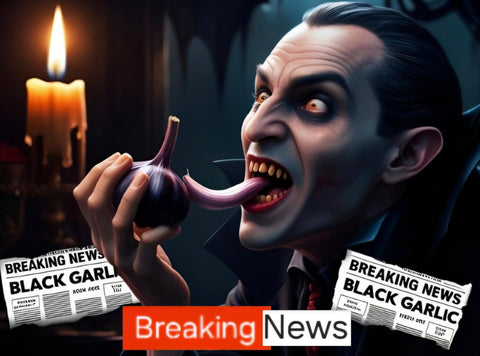 Breaking News: Vampirpopulation steigt rasant! Der Grund? Schwarzer Knoblauch!