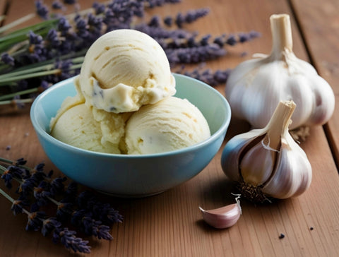 Cremiges Knoblauch-Eis