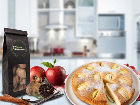 Apfelkuchen mit schwarzem Knoblauch – einfaches Rezept mit besonderer Note