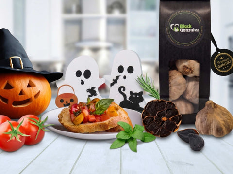 Boo-schetta mit schwarzem Knoblauch - Bruschetta Rezept