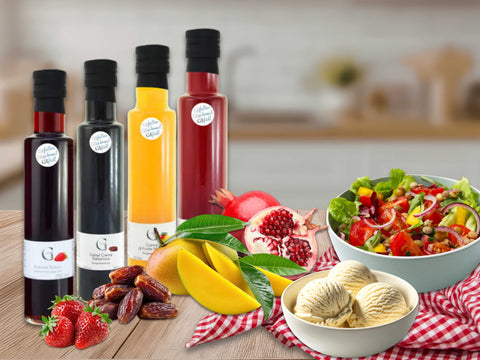 Fruchtige Essig-Cremas