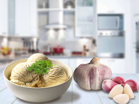 Rezept Knoblauch-Eis