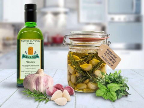 Eingelegter Knoblauch 