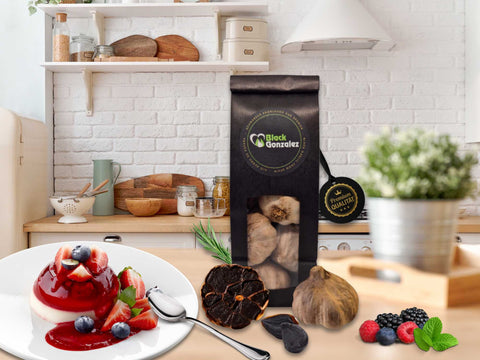 Schwarzer Knoblauch Panna Cotta Rezept