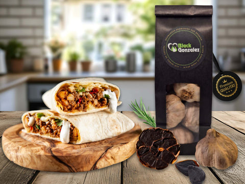 Burritos mit schwarzem Knoblauch Rezept