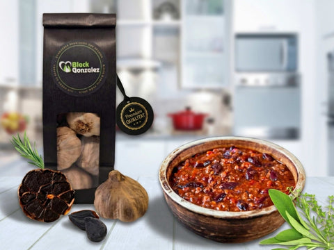 Chili con Carne mit schwarzem Knoblauch Rezept