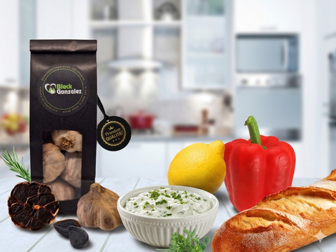 Rezept Dip mit schwarzem Knoblauch