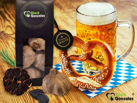 Schwarzer Knoblauch, tiefes Umami-Aroma für Schweinshaxe