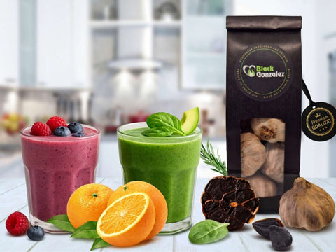 Smoothies mit schwarzem Knoblauch Rezept