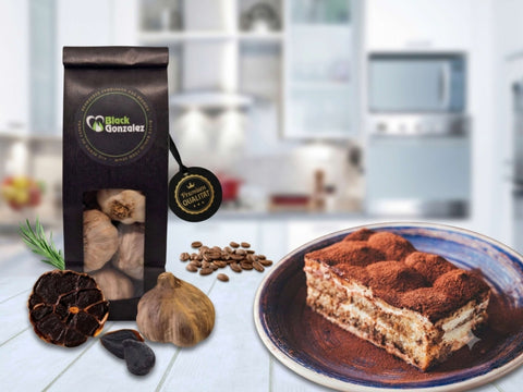 Tiramisu mit schwarzem Knoblauch Rezept