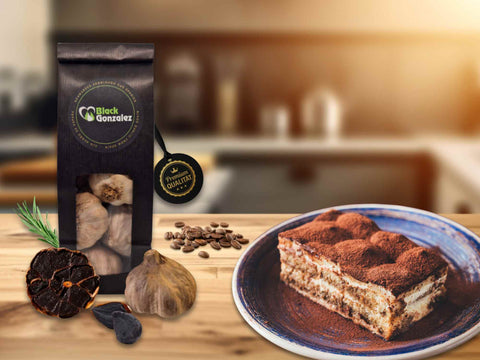 Rezept für Tiramisu mit schwarzem Knoblauch