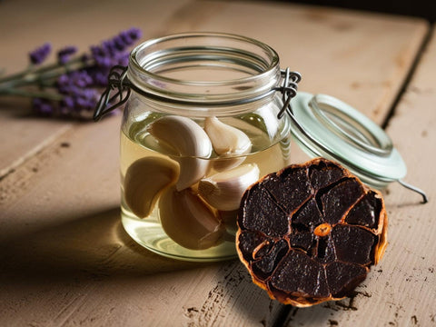 Was ist der Unterschied zwischen schwarzem Knoblauch und fermentiertem Knoblauch?
