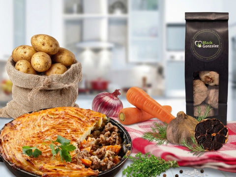 Shepherd's Pie mit schwarzem Knoblauch Rezept