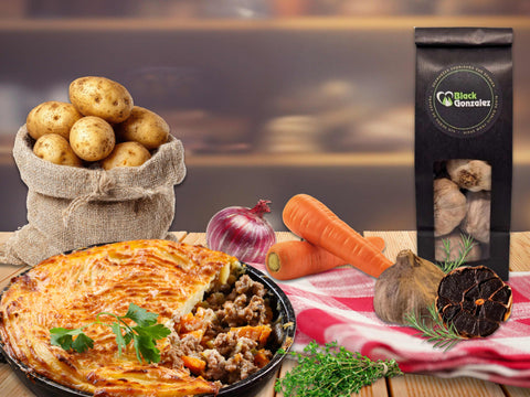 Shepherd's Pie mit schwarzem Knoblauch Rezept