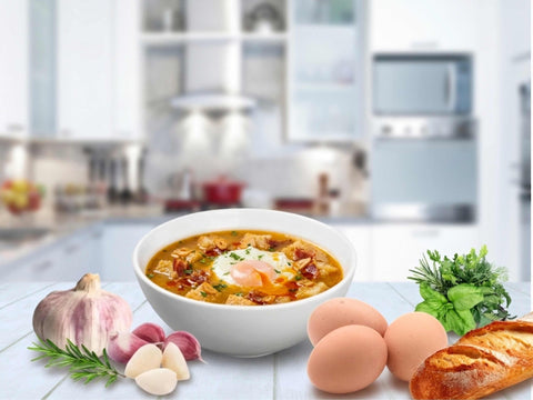 Spanische Knoblauchsuppe (Sopa de Ajo) Rezept