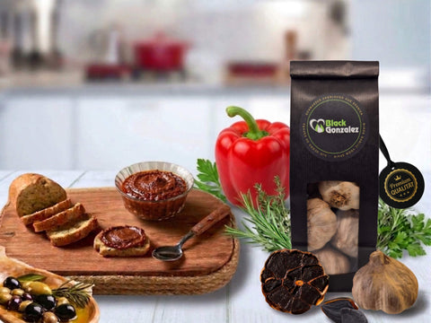 Spanische Paprika-Paste mit schwarzem Knoblauch Rezept