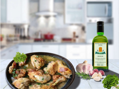 Pollo al Ajillo – Spanisches Hähnchen in Knoblauch