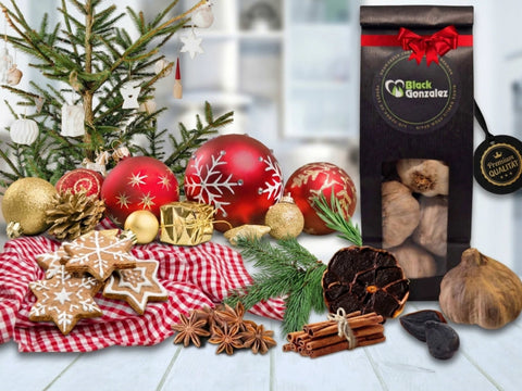 Weihnachts-Plätzchen mit schwarzem Knoblauch Rezept