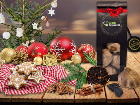 Rezept für Weihnachtsplätzchen mit schwarzem Knoblauch