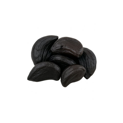 Schwarzer Knoblauch Zehen - Nahaufnahme