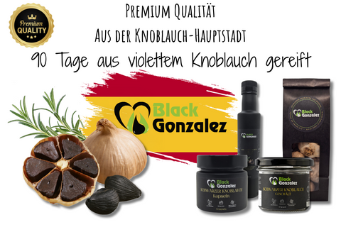 Schwarzer Knoblauch von Black Gonzalez. Titelbild Onlineshop