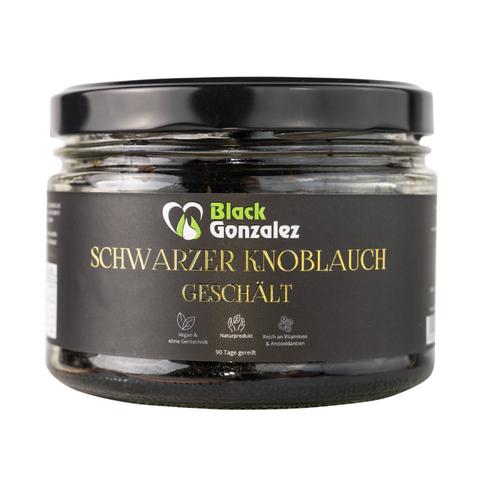 Schwarzer Knoblauch Geschält