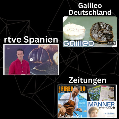 Schwarzer Knoblauch von Black Gonzalez – bekannt aus Zeitung und TV, fermentierte Knoblauchknolle