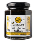 Schwarzer Knoblauch in Blüten-Honig