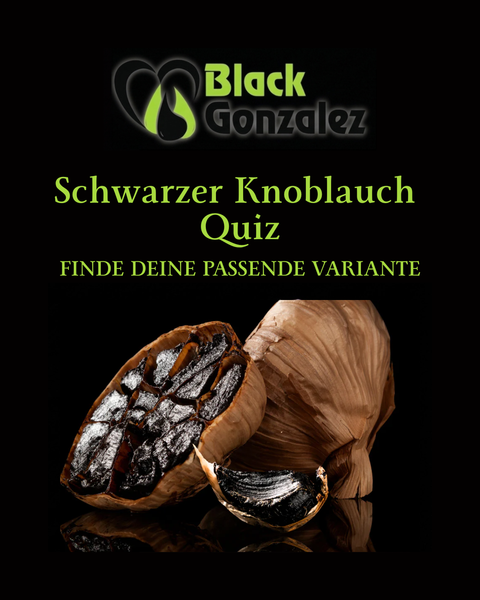 Black Gonzalez schwarzer Knoblauch Quiz Hero Mobil