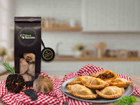 Rezept für Empanada mit schwarzem Knoblauch