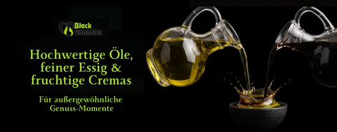 Essig und Öl Banner Hero