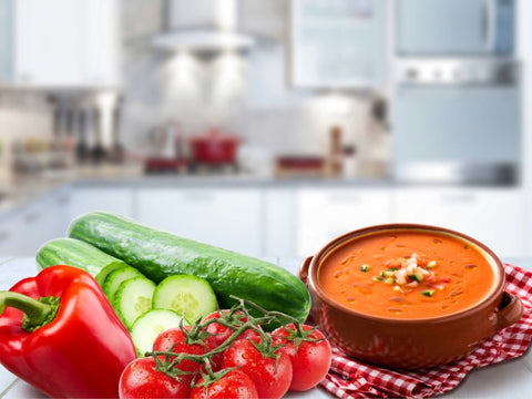 Gazpacho - kalte Gemüsesuppe