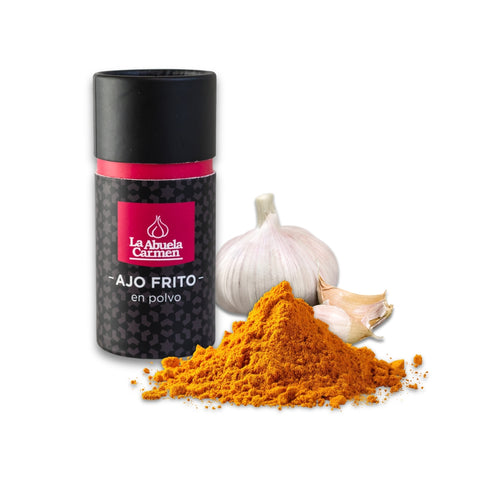 Frittierter Knoblauch als Pulver