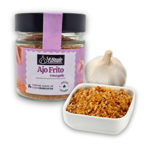 Knusprig frittierter Knoblauch