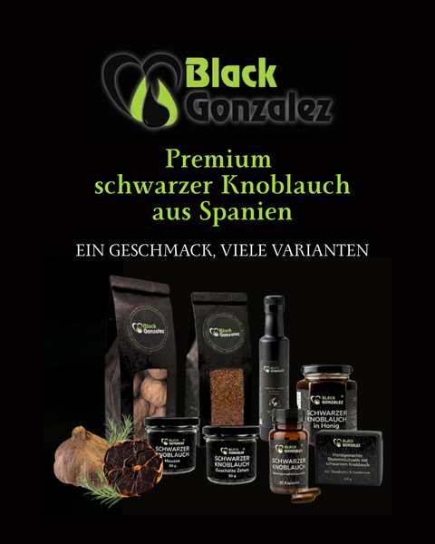 Premium schwarzer Knoblauch aus Spanien Hero mobil