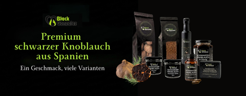 Premium schwarzer Knoblauch aus Spanien Hero