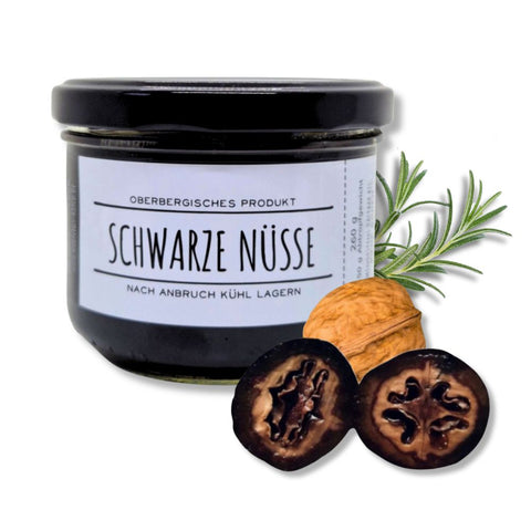Schwarze Walnüsse - Varianten
