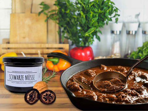 Schwarze Nüsse