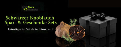 Schwarzer Knoblauch Einladung Gastgeschenk