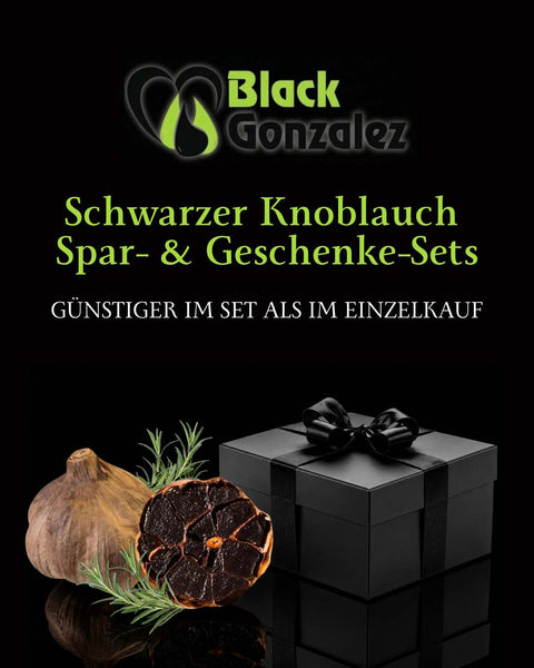 Schwarzer Knoblauch Spar- und Geschenke-Sets