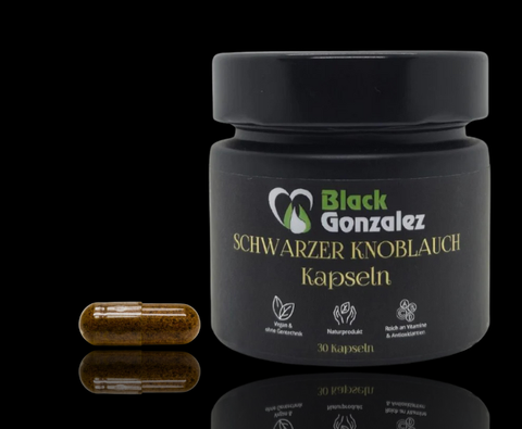 Schwarzer Knoblauch Kapseln Banner Mobil