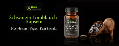 Schwarzer Knoblauch Kapseln von Black Gonzalez