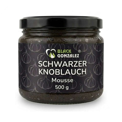 Schwarzer Knoblauch Mousse 500 g Glas