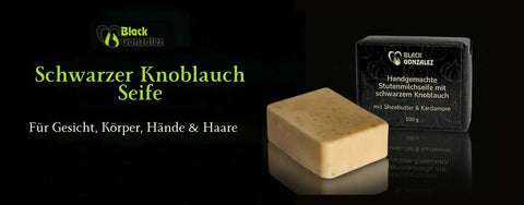 Schwarzer Knoblauch Seife Hero