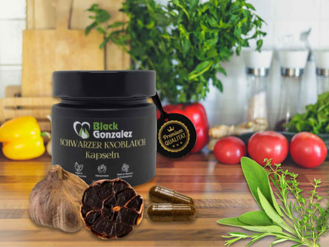 Schwarzer Knoblauch Kapseln von Black Gonzalez